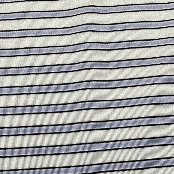 Footjoy Shirt Men’s‎ Large Gray Blue 1947 Stripped Polo Performance Golf Top - Picture 2 of 10